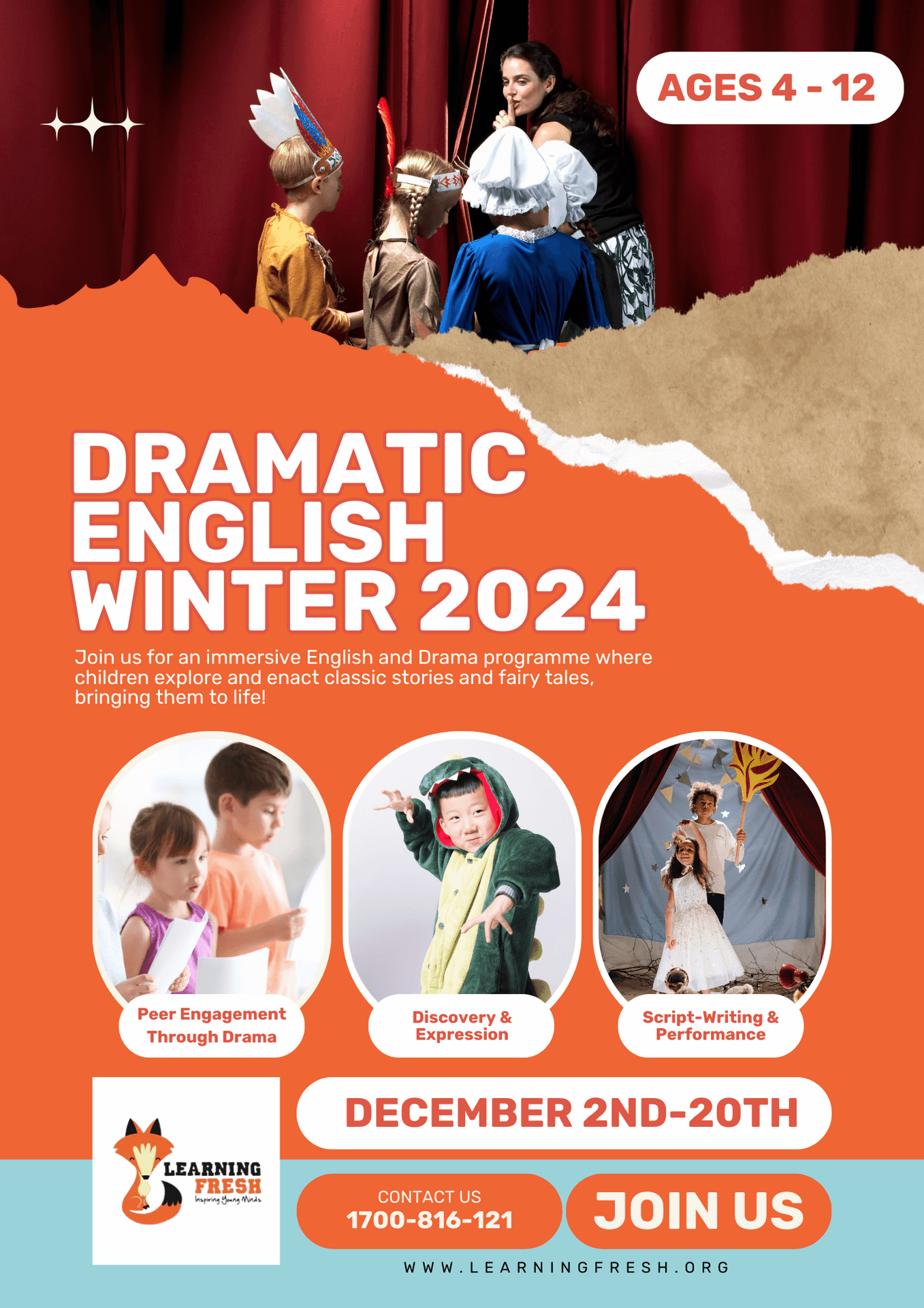 Dramatic English Winter Holiday Programme